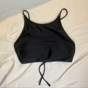 Volcolm High Neck, cross-back Bikini Top